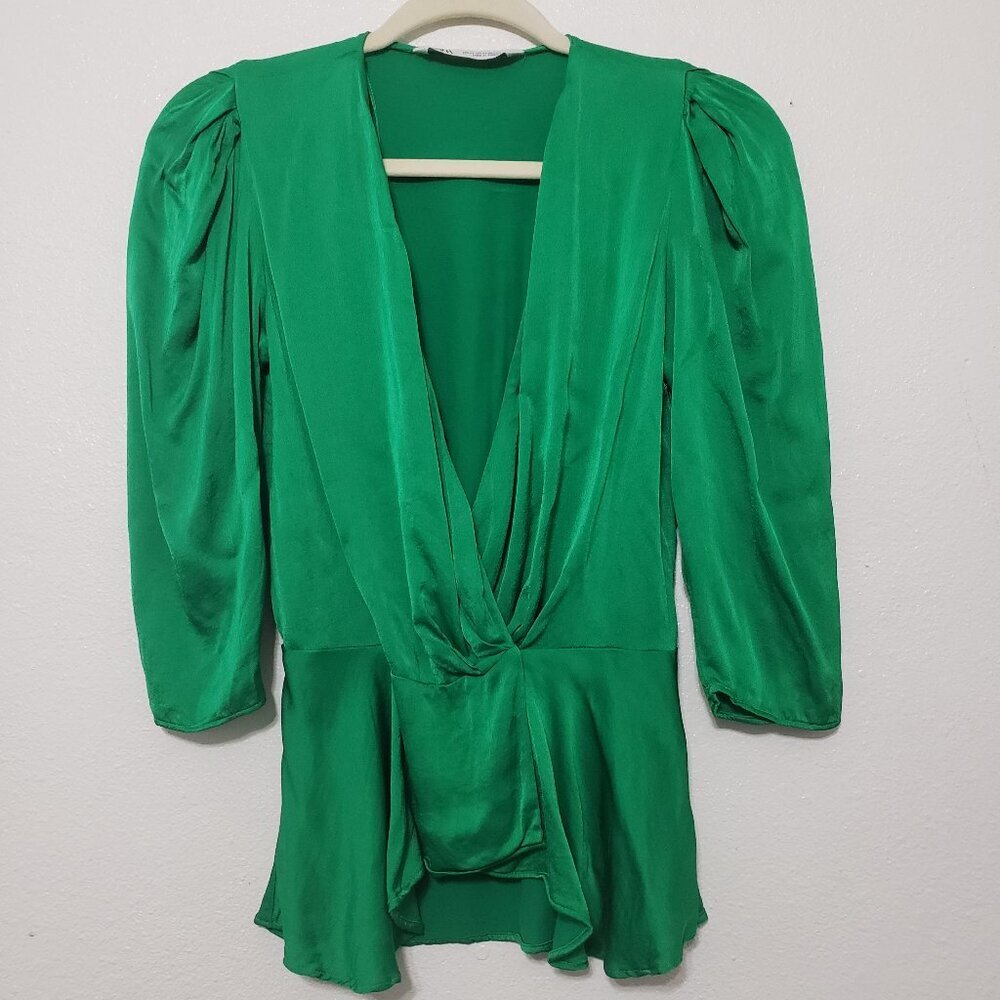 Zara Wrap Blouse